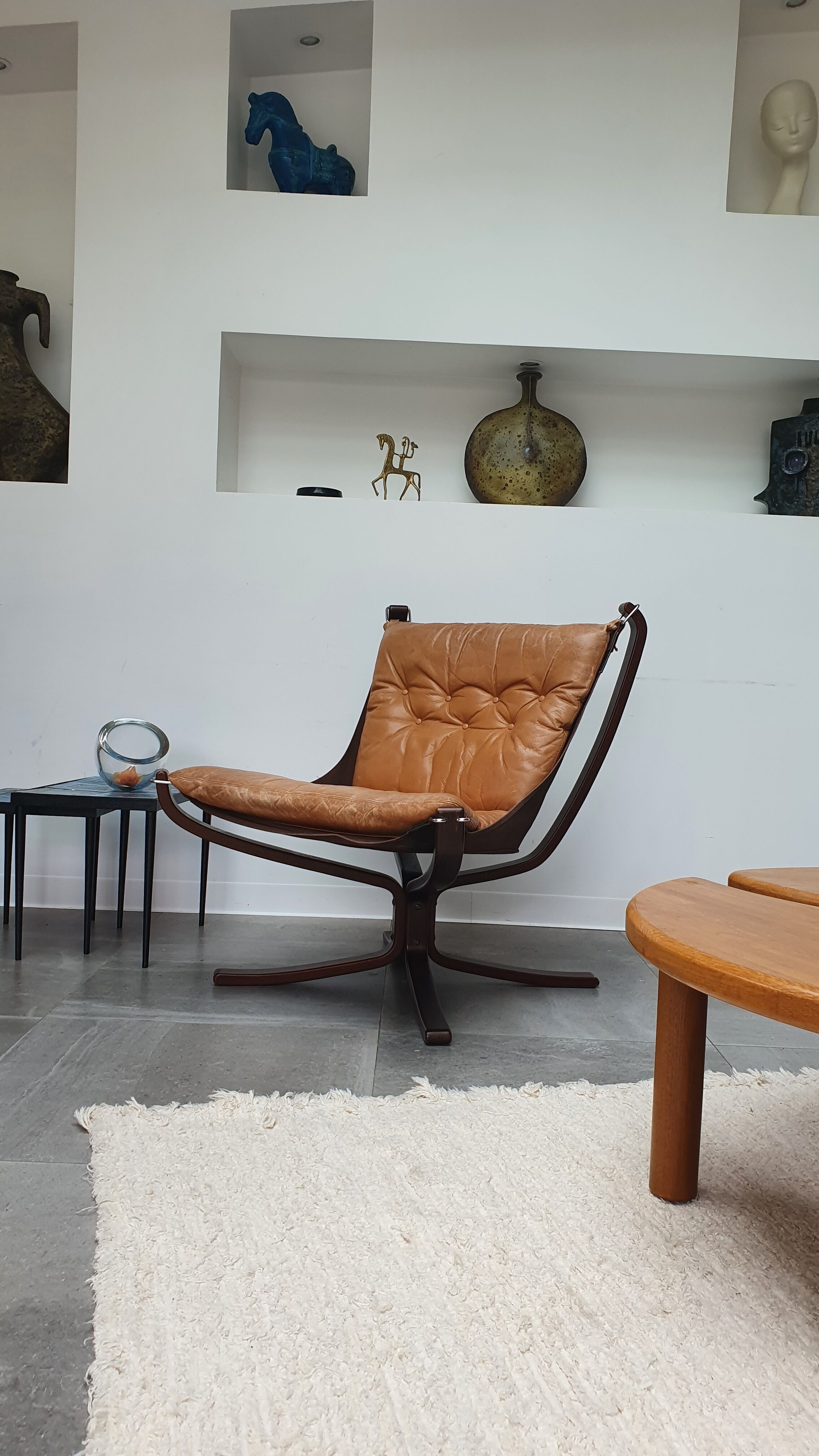 Falcon Scandinavian armchair by Sigurd Resell ed Vatne Mobler