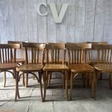 Chaises bistrot dépareillées (baumann, fischel..)