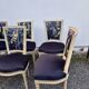 Set of 6 Louis XVI dining chairs