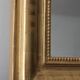 Louis Philippe mirror gilded with gold leaf and original ice dated 1879