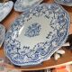 Superbe lot de 5 assiettes plates anciennes