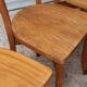 Set of 7 mismatched bistro chairs
