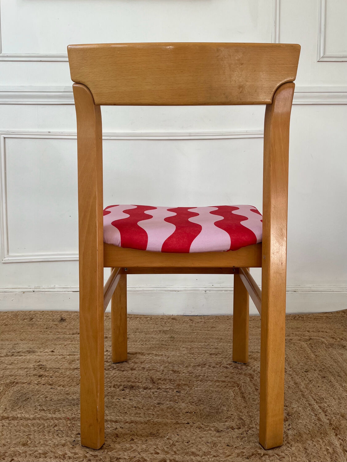 Paire de chaises en orme, années 1970