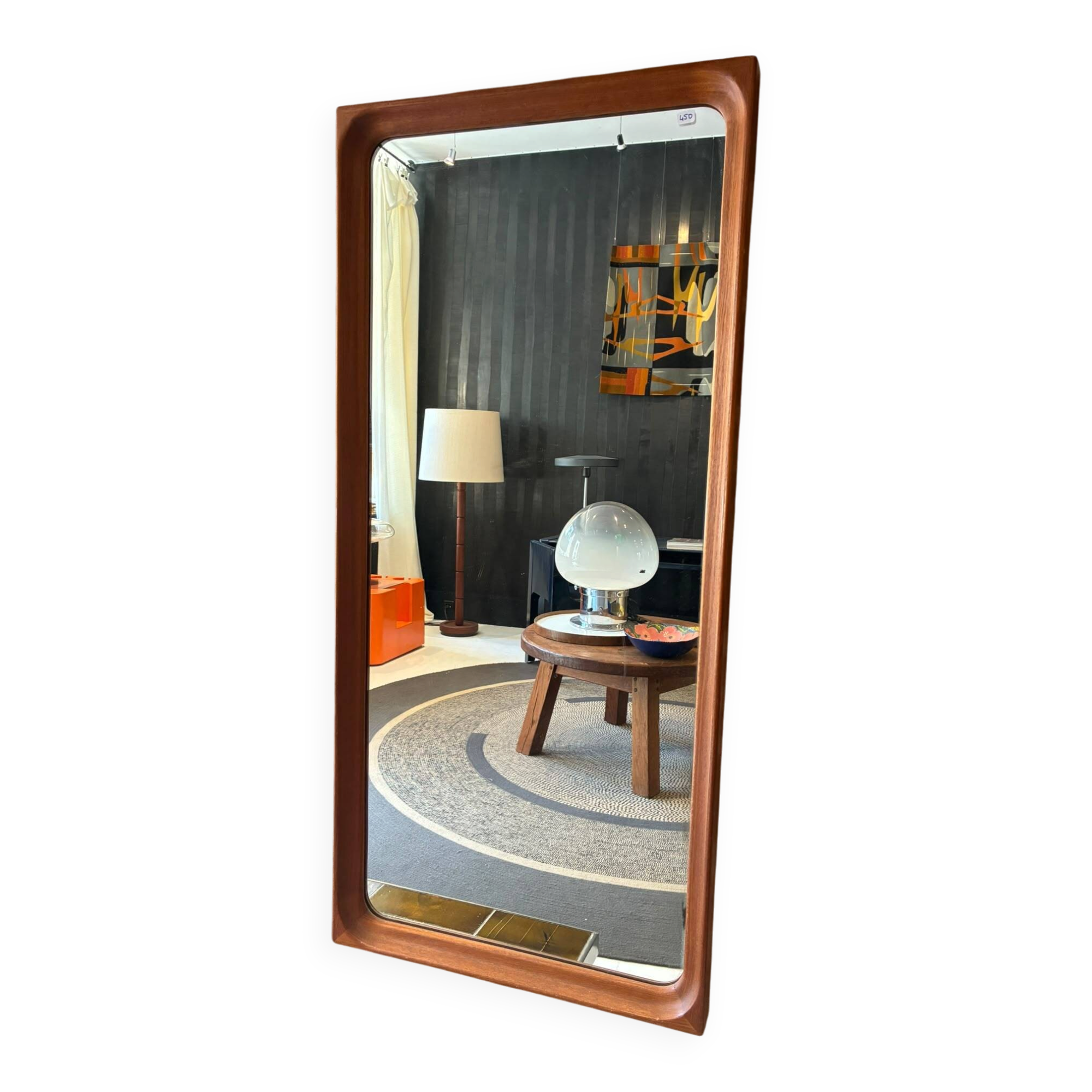 Scandinavian teak mirror, Denmark 1960s/70s