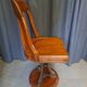 American chair in walnut and cast iron