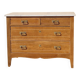 Commode ancienne en chêne avec marbre- rénovée