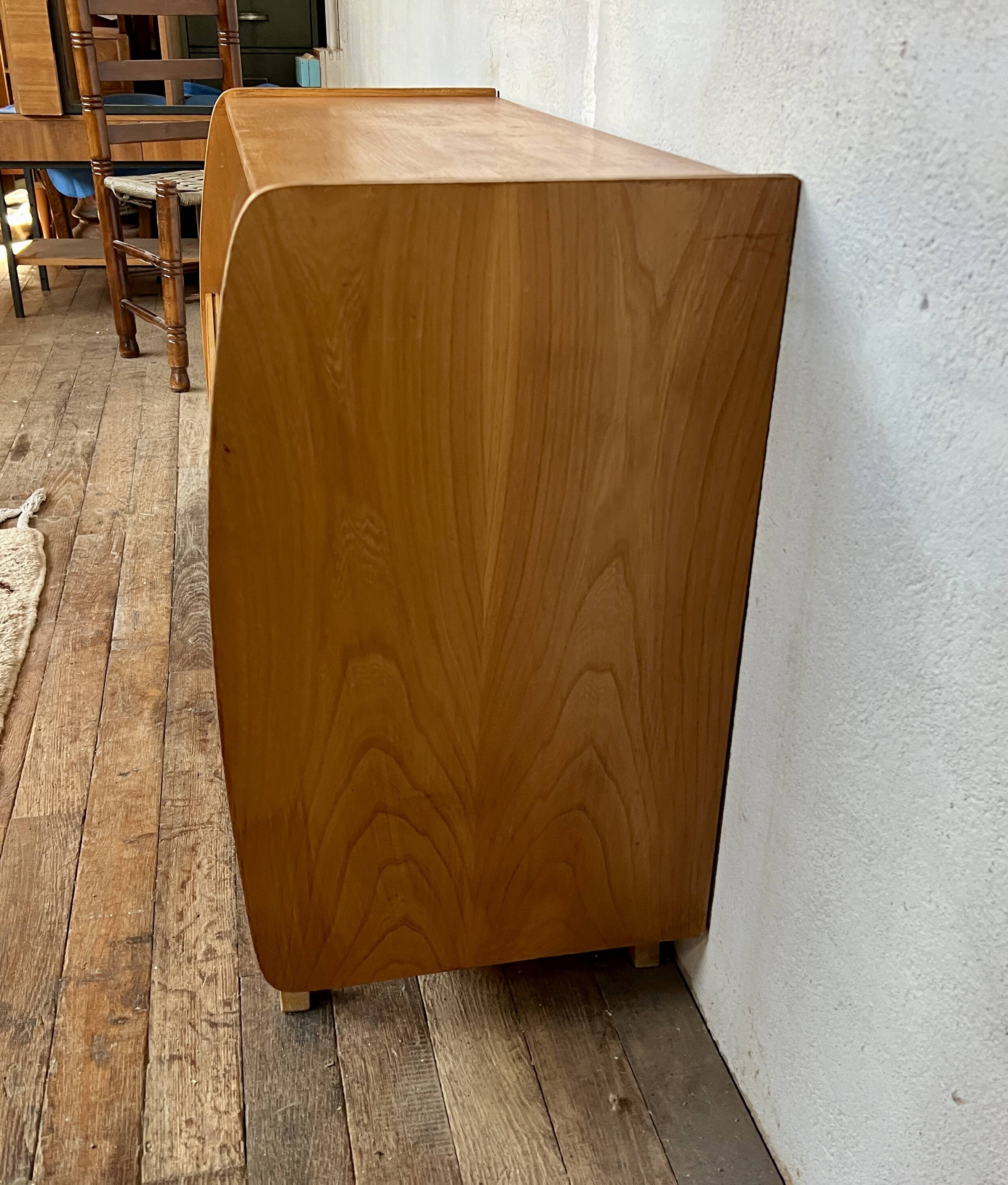 Vintage sideboard with compass feet