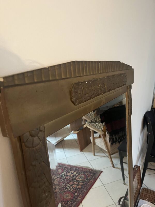 Miroir ancien art déco