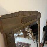 Antique art deco mirror