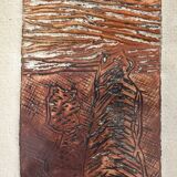 Serge Helias (1923-2007), relief engraving - artist's proof signed 1970