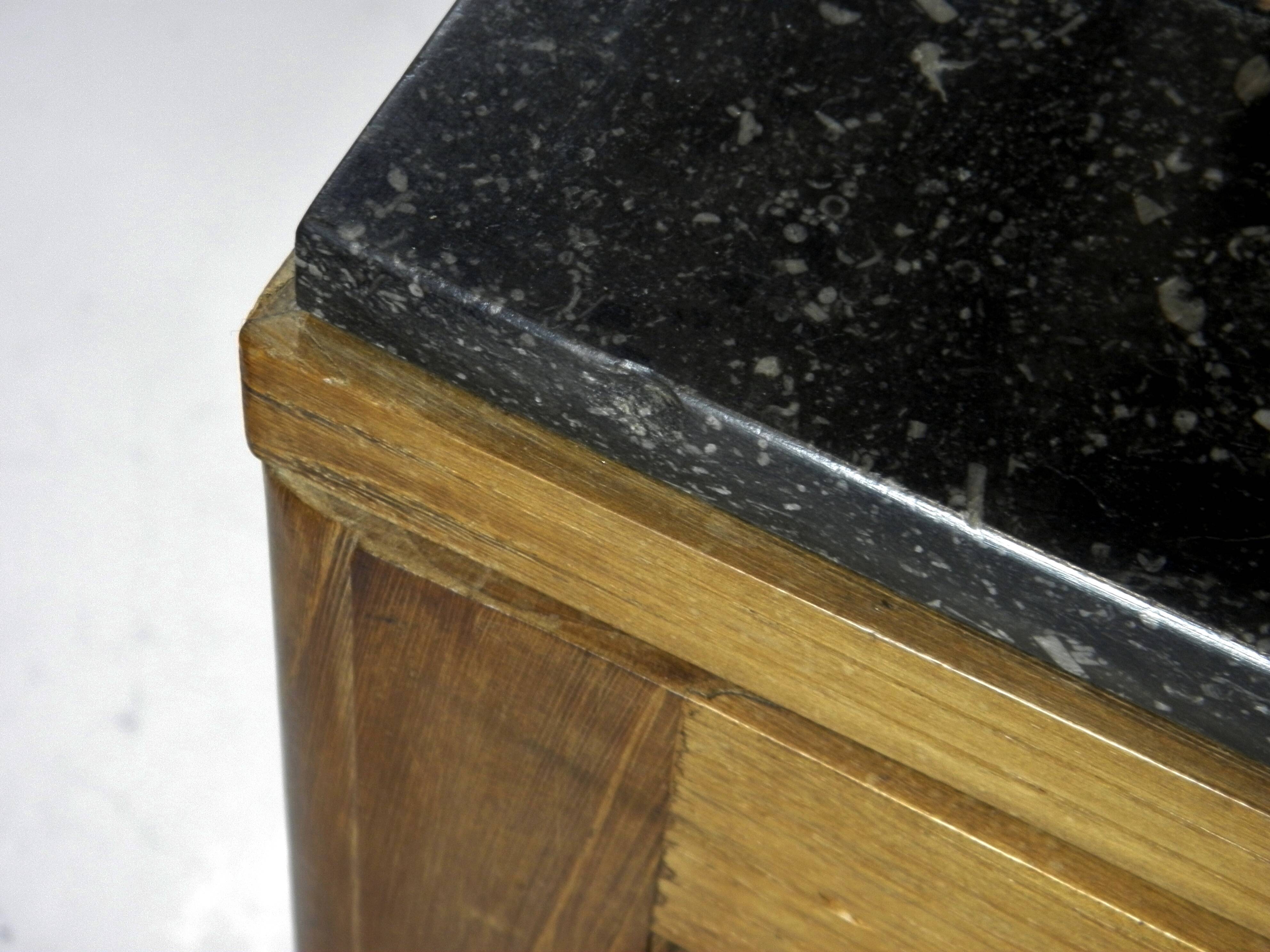 ART DECO SIDE TABLE, NEO-BRETON STYLE