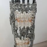 Brutalist sculptural floor lamp by Albano Poli for Poliarte 1970s