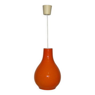 Suspension Goutte orange des années 70