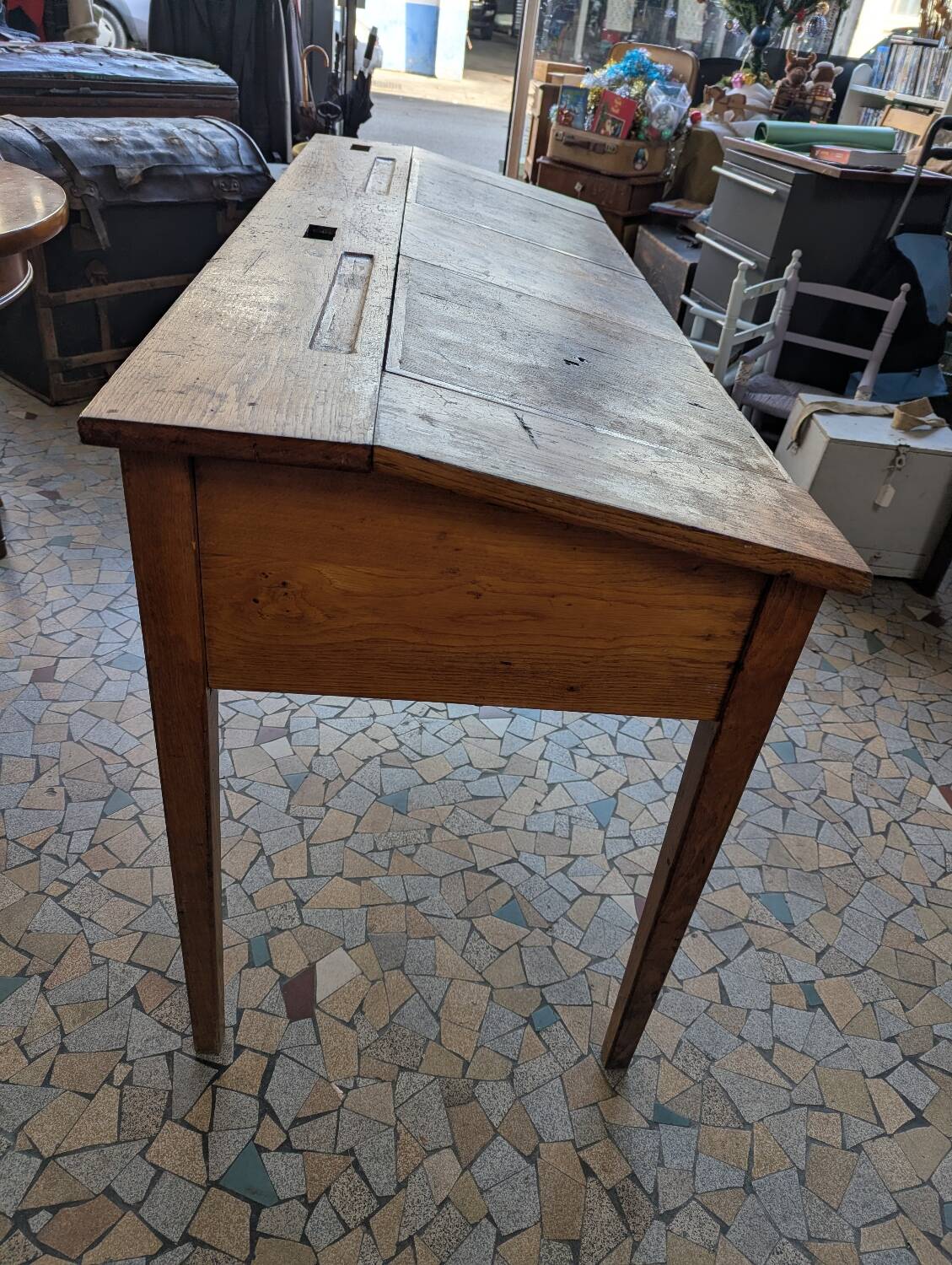 Double school desk