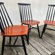 Chaises scandinaves de Tapiovaara modèle Fanett vintage années 60