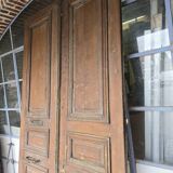 Double oak front door