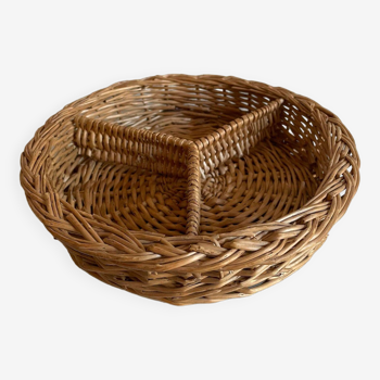 Vintage wicker basket