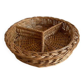 Vintage wicker basket