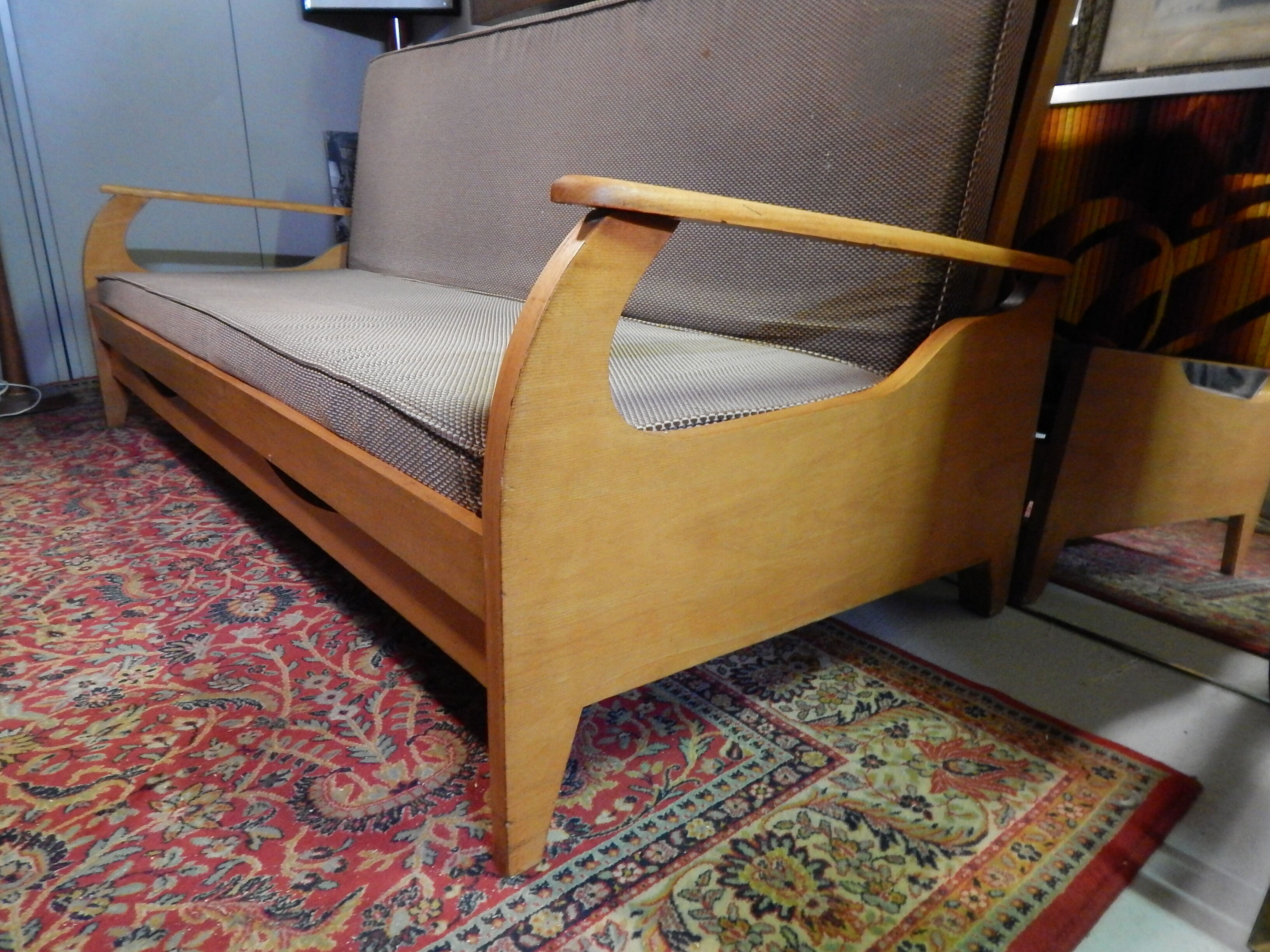 Vintage convertible sofa year 50
