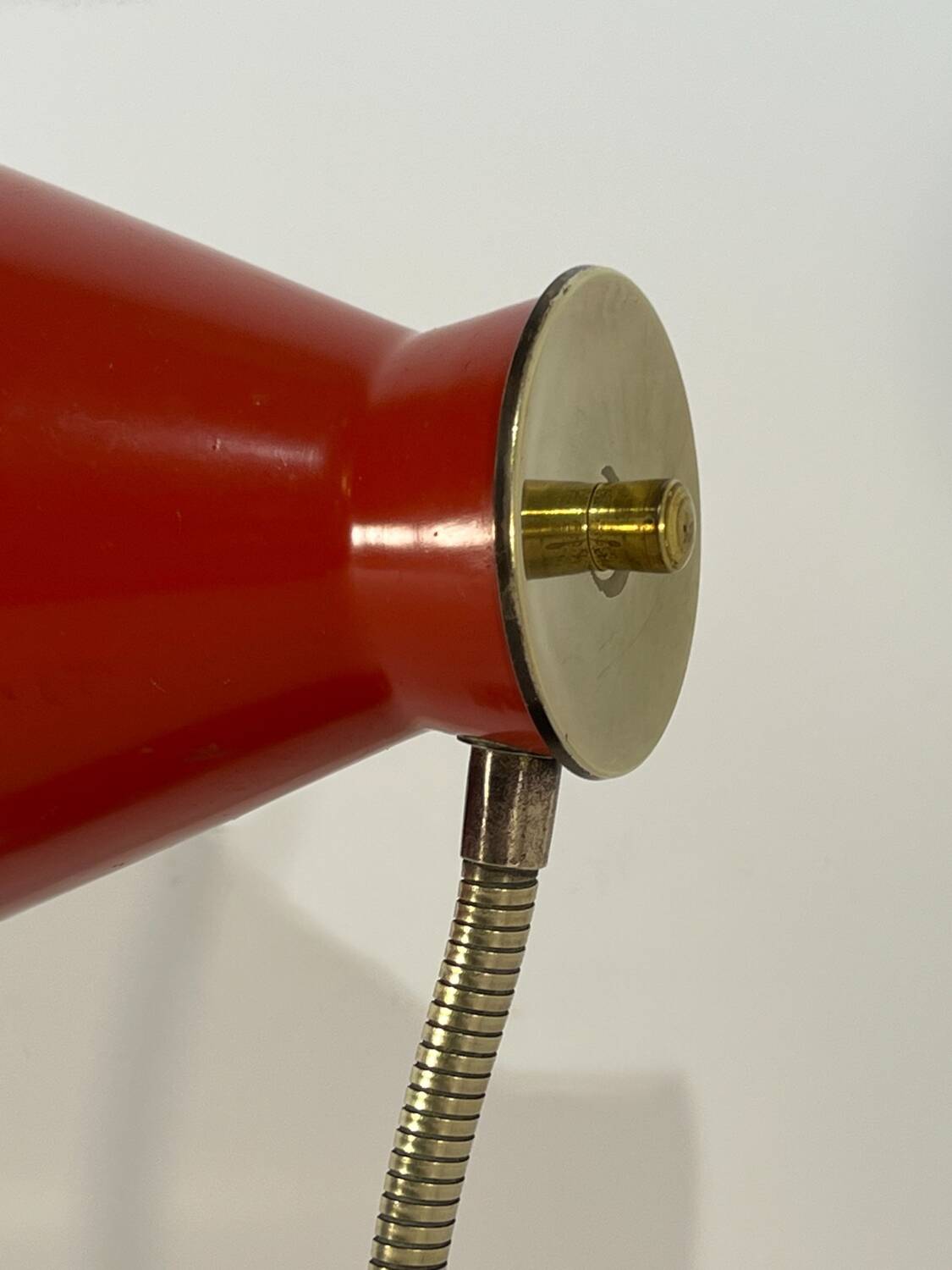 Vintage diabolo wall sconce in the style of René Mathieu