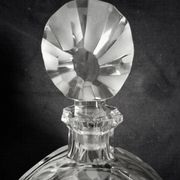 Large Art Deco crystal spirit decanter