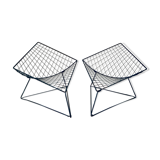 Paire de fauteuils OTI noirs par Niels Gammelgaard, 1980