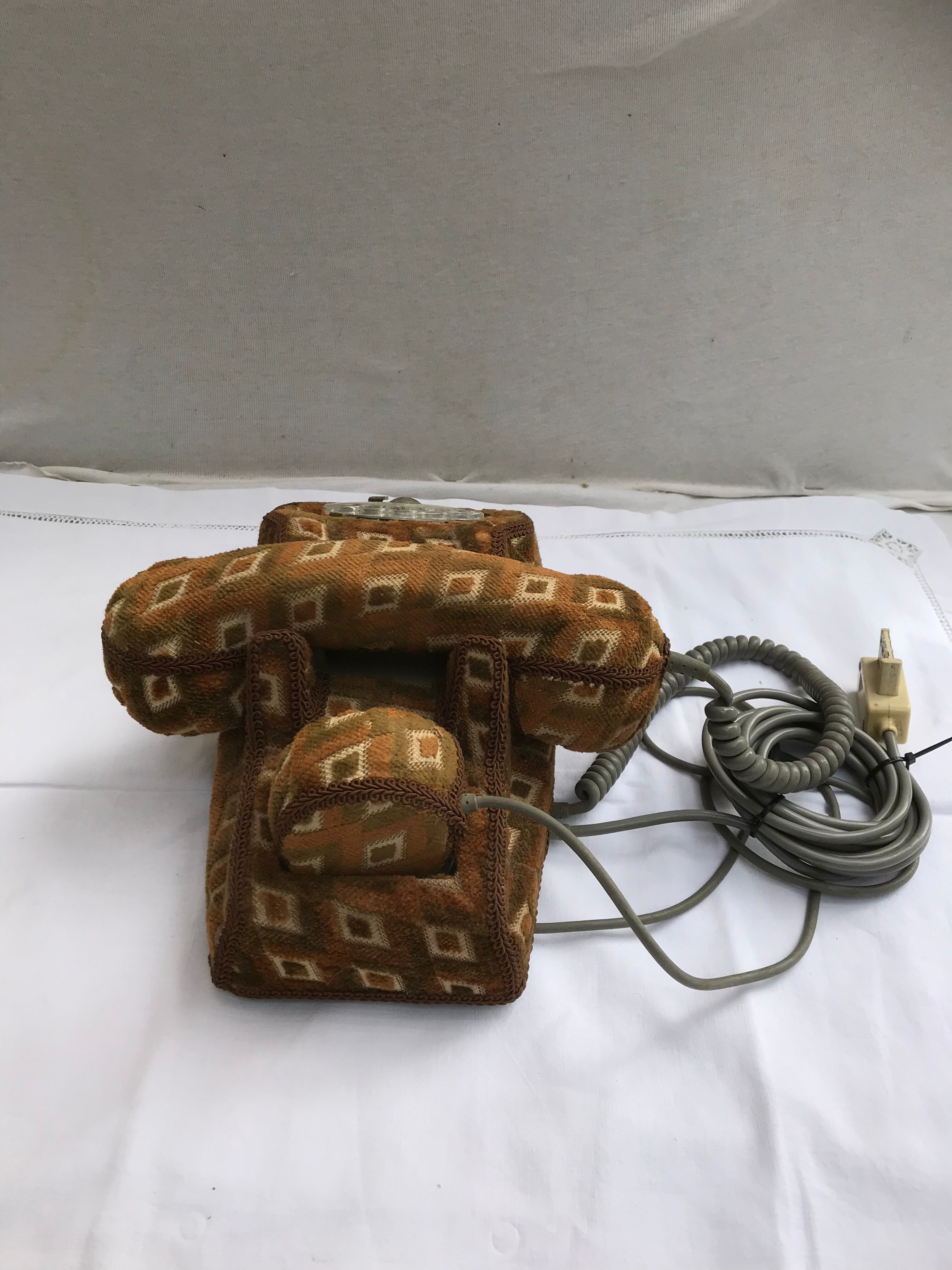 Former bakelite grey phone