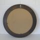 Large Vintage Wall Mirror Turned Oak Wood Round Vanity Mirror Rustic