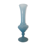 Vase soliflore opaline bleu