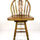 Vintage wooden bar chair, 1992