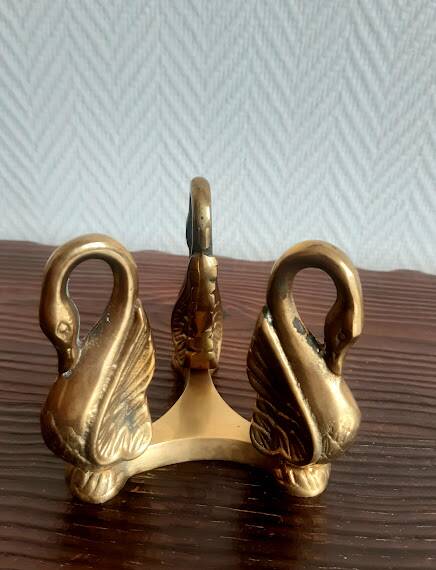 Ostrich egg with swan feet in bronze, Napoleon III