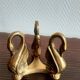 Ostrich egg with swan feet in bronze, Napoleon III