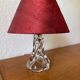 60s crystal table lamp