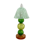 Lampe de table italienne en verre de murano faite à la main