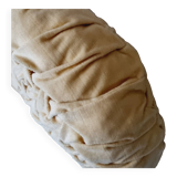 Light beige velvet cushion