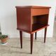 Table de chevet pieds compas vintage