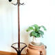 Curved wooden bistro parrot coat rack