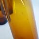 6 grands verres en ambre soufflé bouche
