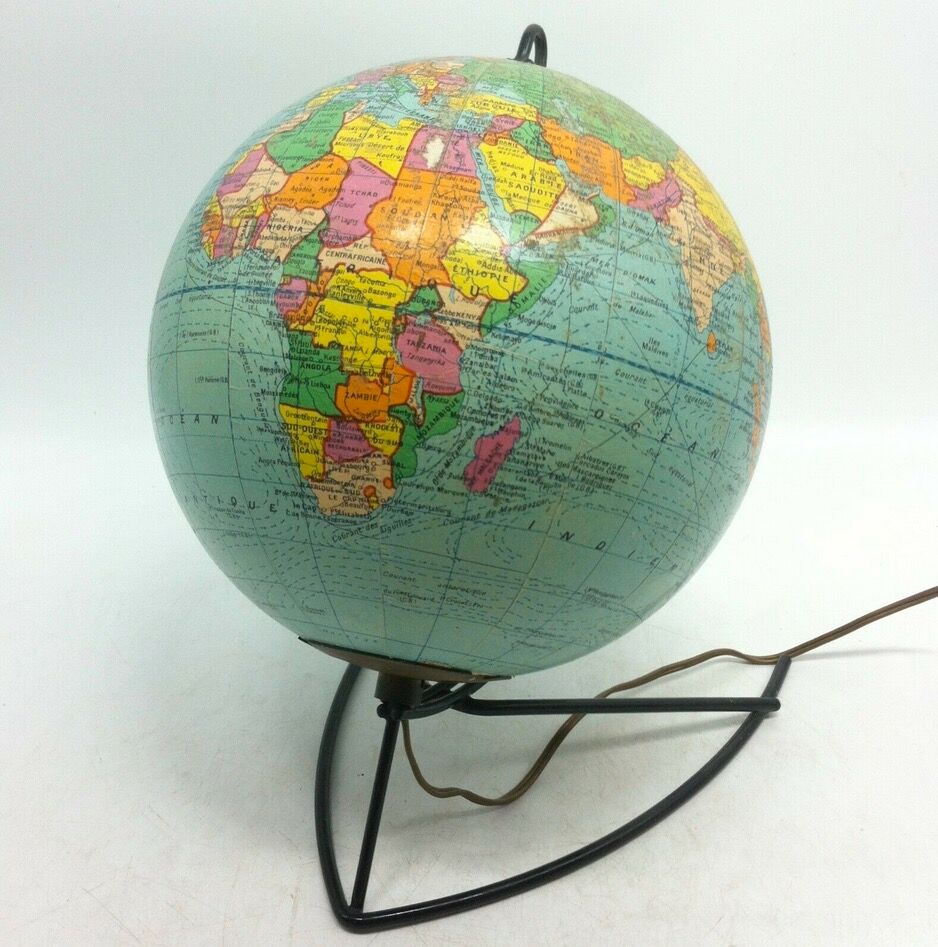 Light glass globe, 1960