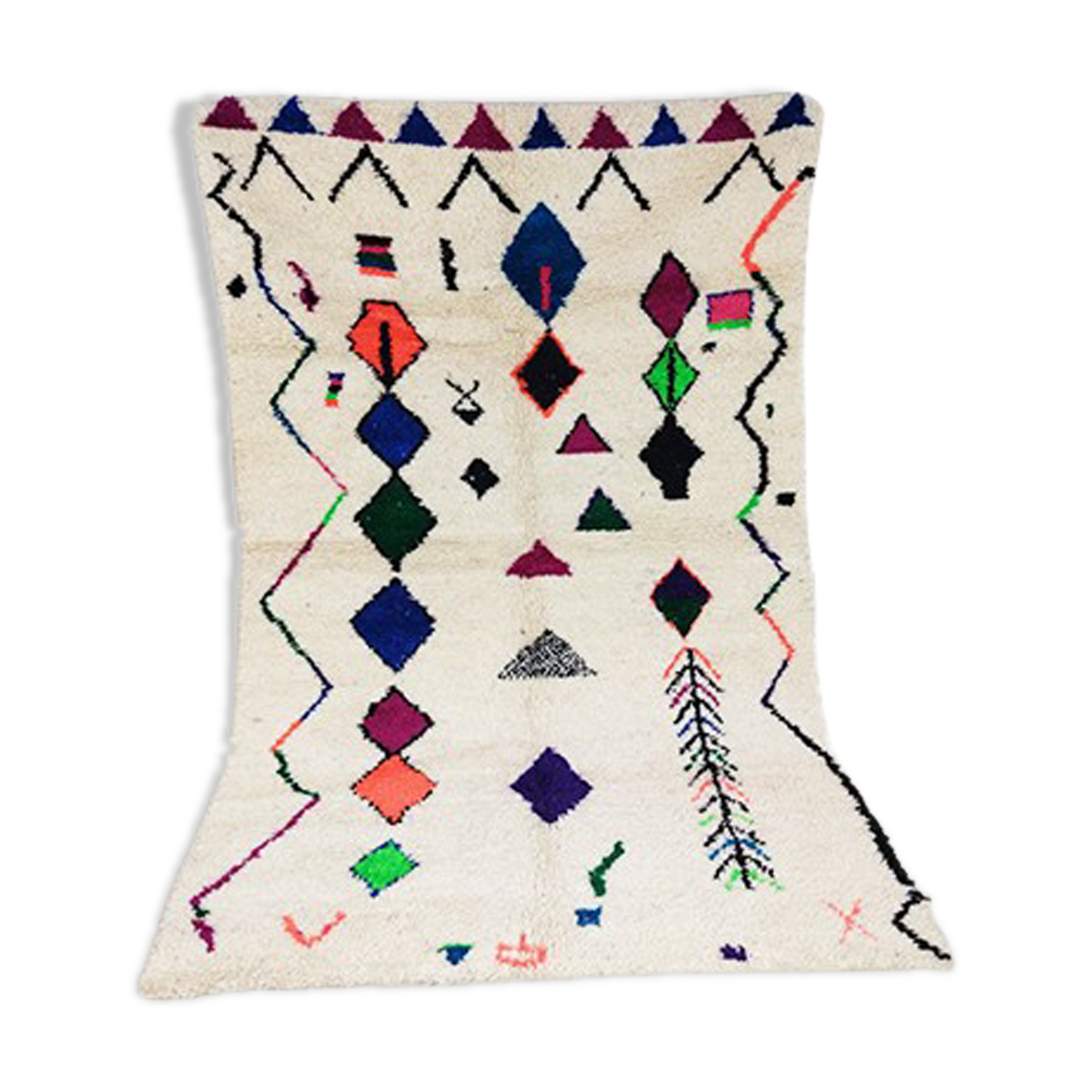 277x147cm Berbere Moroccan Carpet Azilal