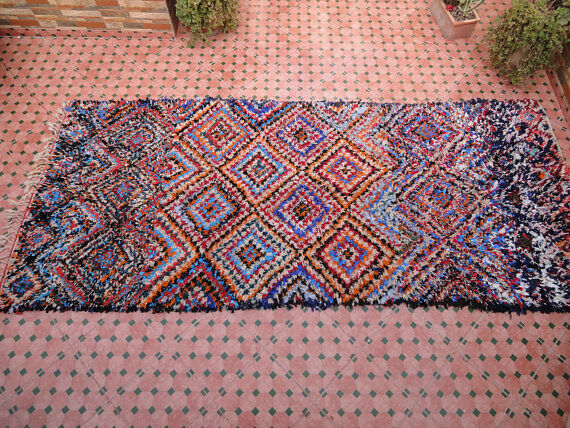 Carpet boucherouite 350 x 149 cm