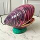 Ceramic table lamp vallauris model "moule" 70s