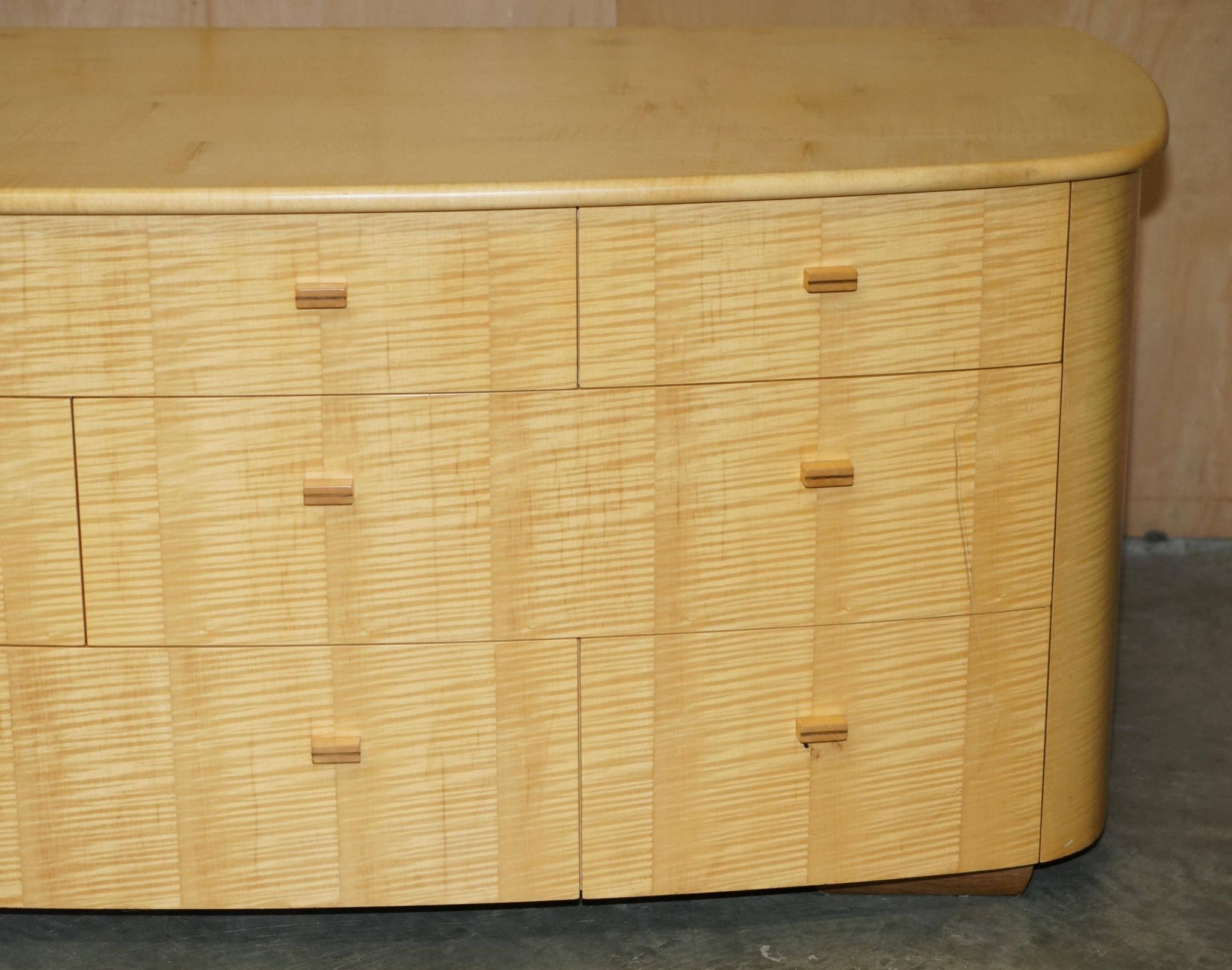 Sublime Buffet in Satin Birch by Baxter & Lee, Oak, Art Deco
