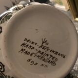 Delft bird gourd vase