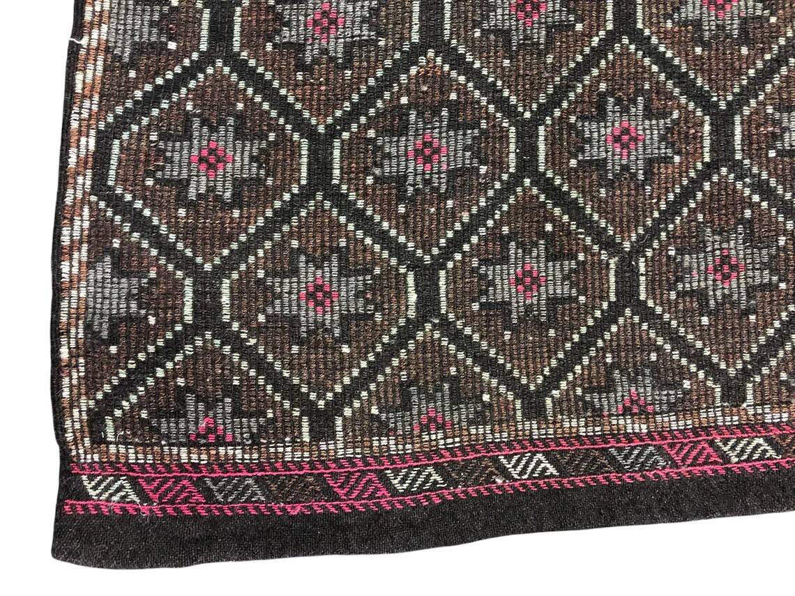 Geometric Wool Anatolian Kilim