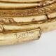 Dining table brass sculpture rock crystals Isabelle Faure 1970