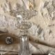 Antique glass candlestick