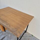 Vintage modernist design oak desk 1950s
