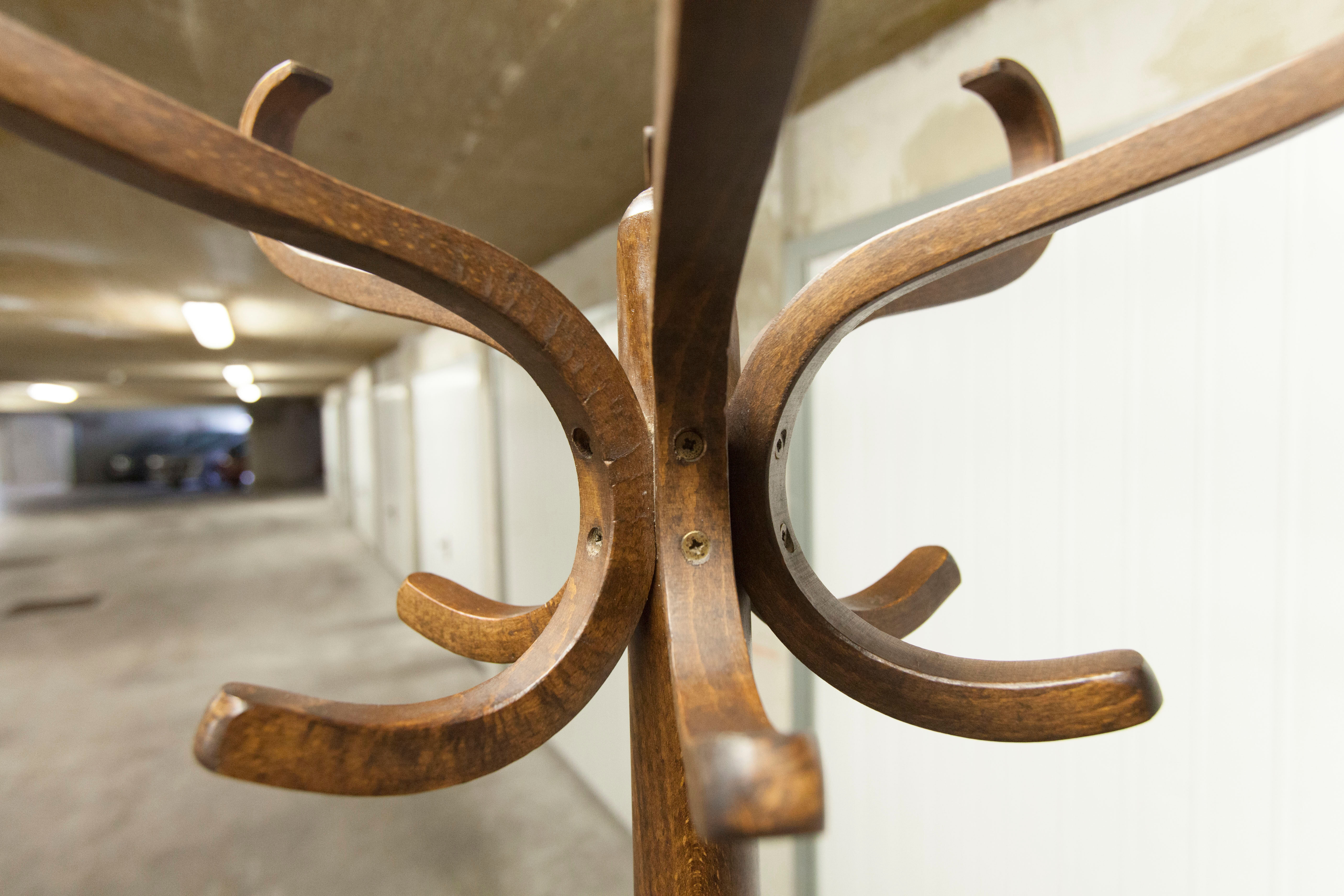 Baumann Parrot coat rack not stamped but belonging to a former factory worker