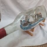Model boat in bottle